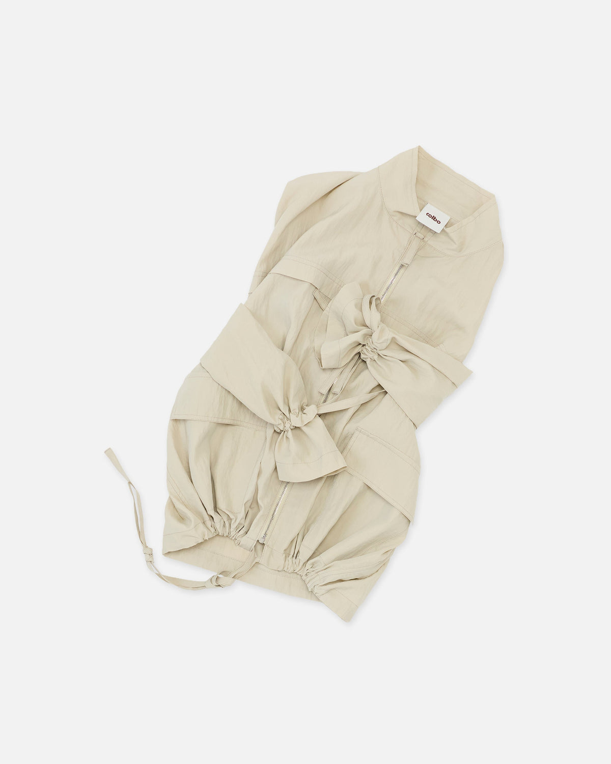 Colbo Park Jacket in wavy greige, view 3