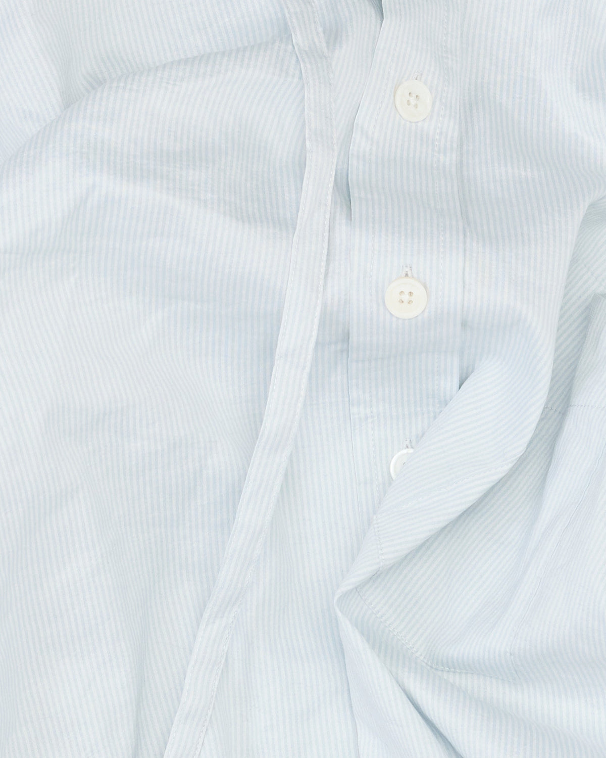 Colbo Hooded Shirt in pinstripe, view 2