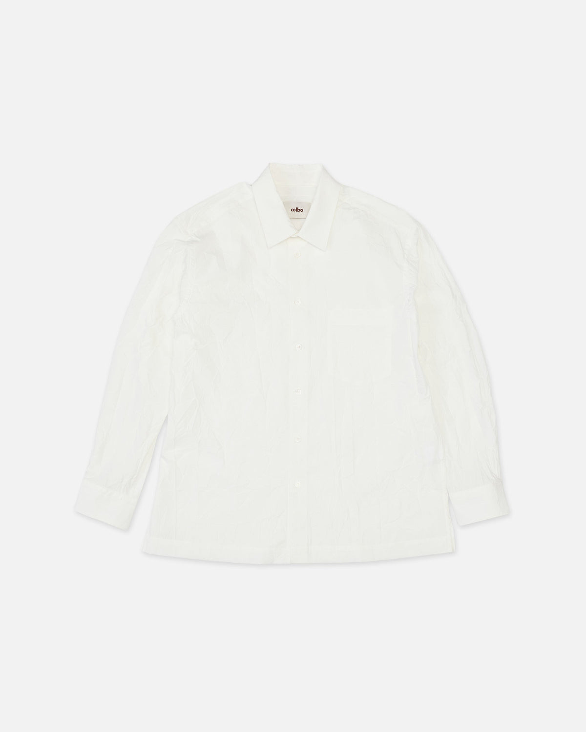 Colbo Crinkled Shirt in white