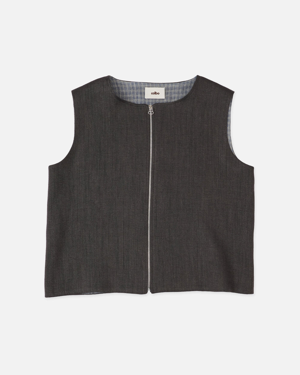Colbo Zip Vest in hazy