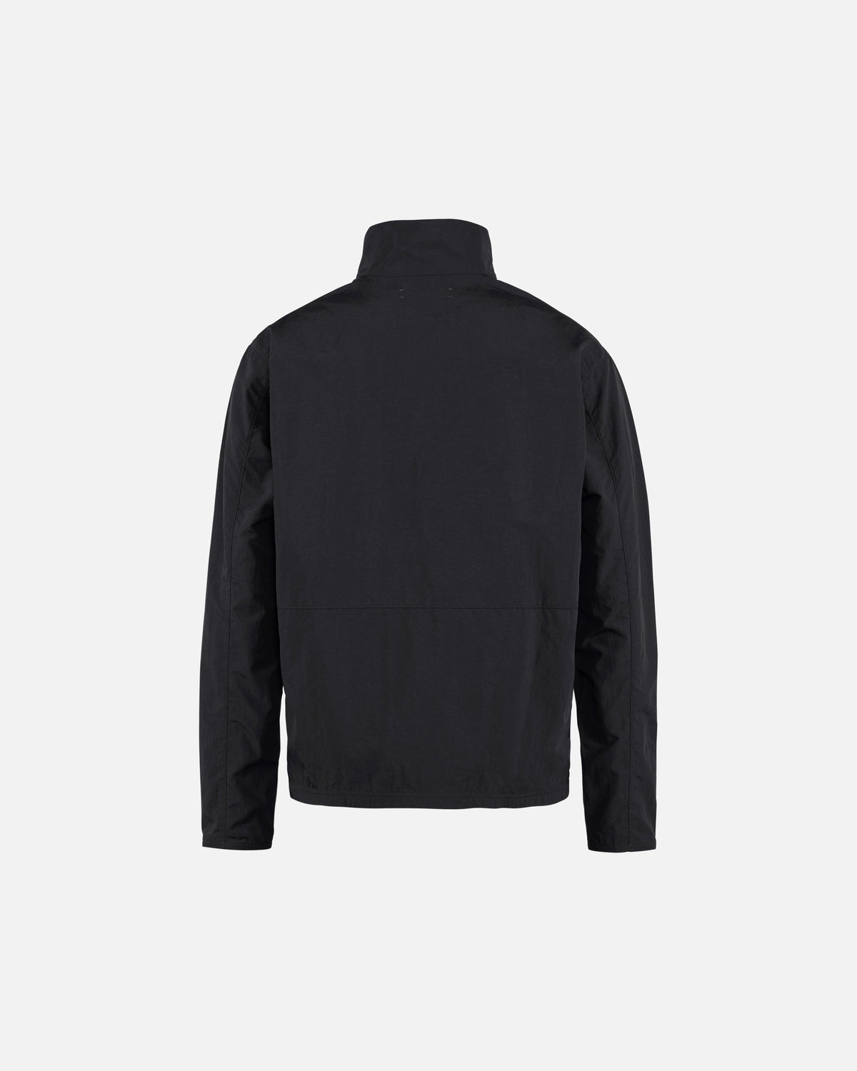 District Vision Half-Zip Nylon Windbreaker in black, view 2
