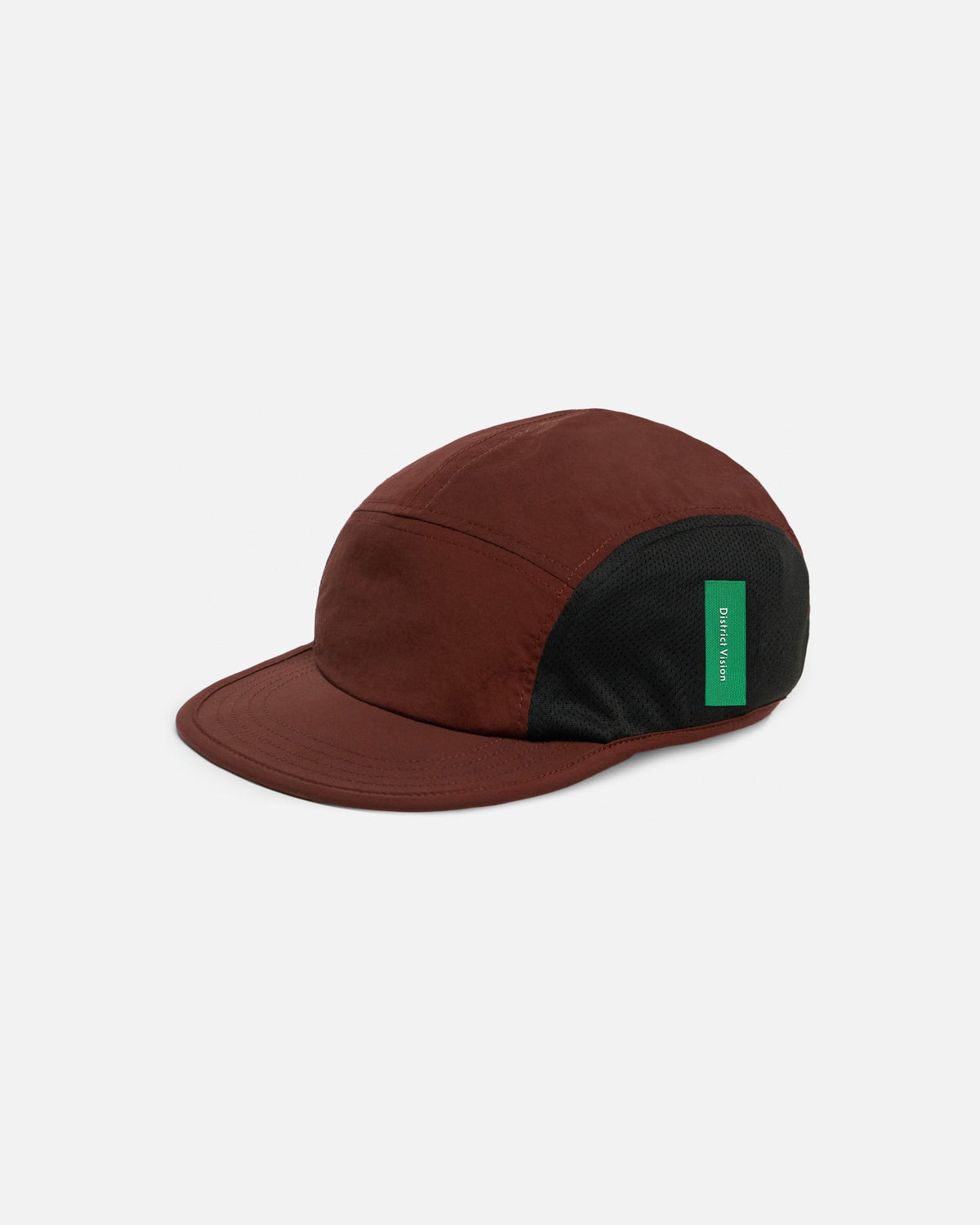 District Vision Performance Panelled Mesh Hat in Terracotta