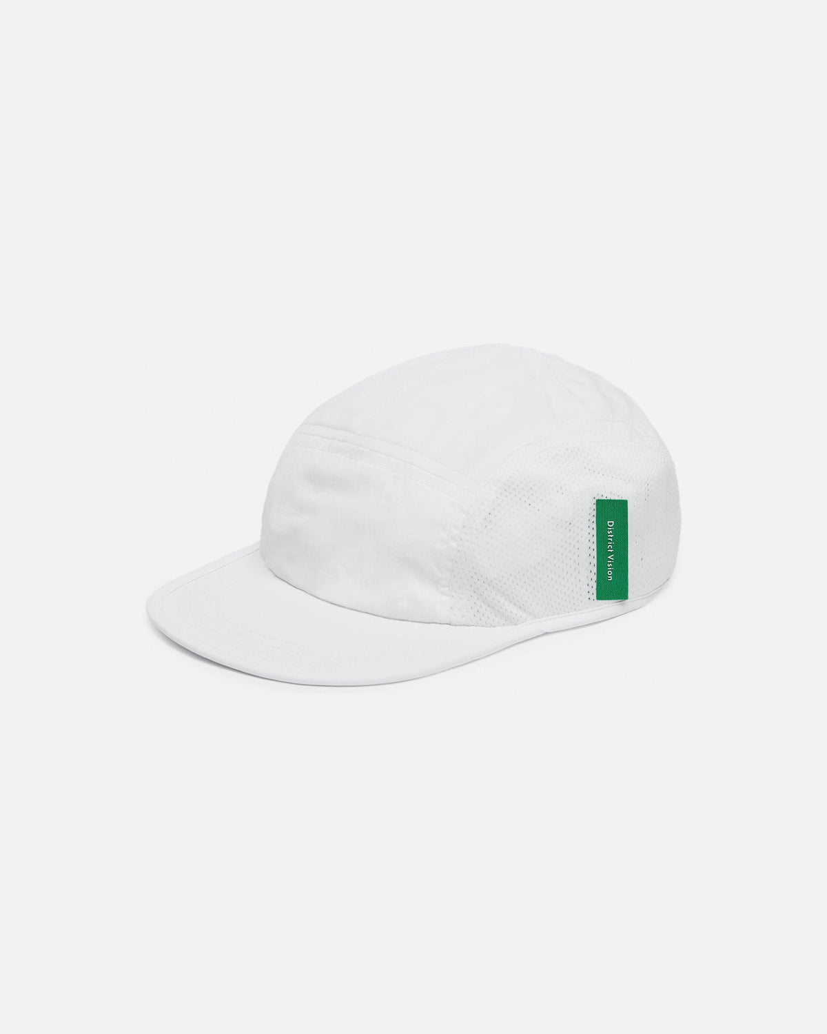 District Vision Performance Panelled Mesh Hat in white