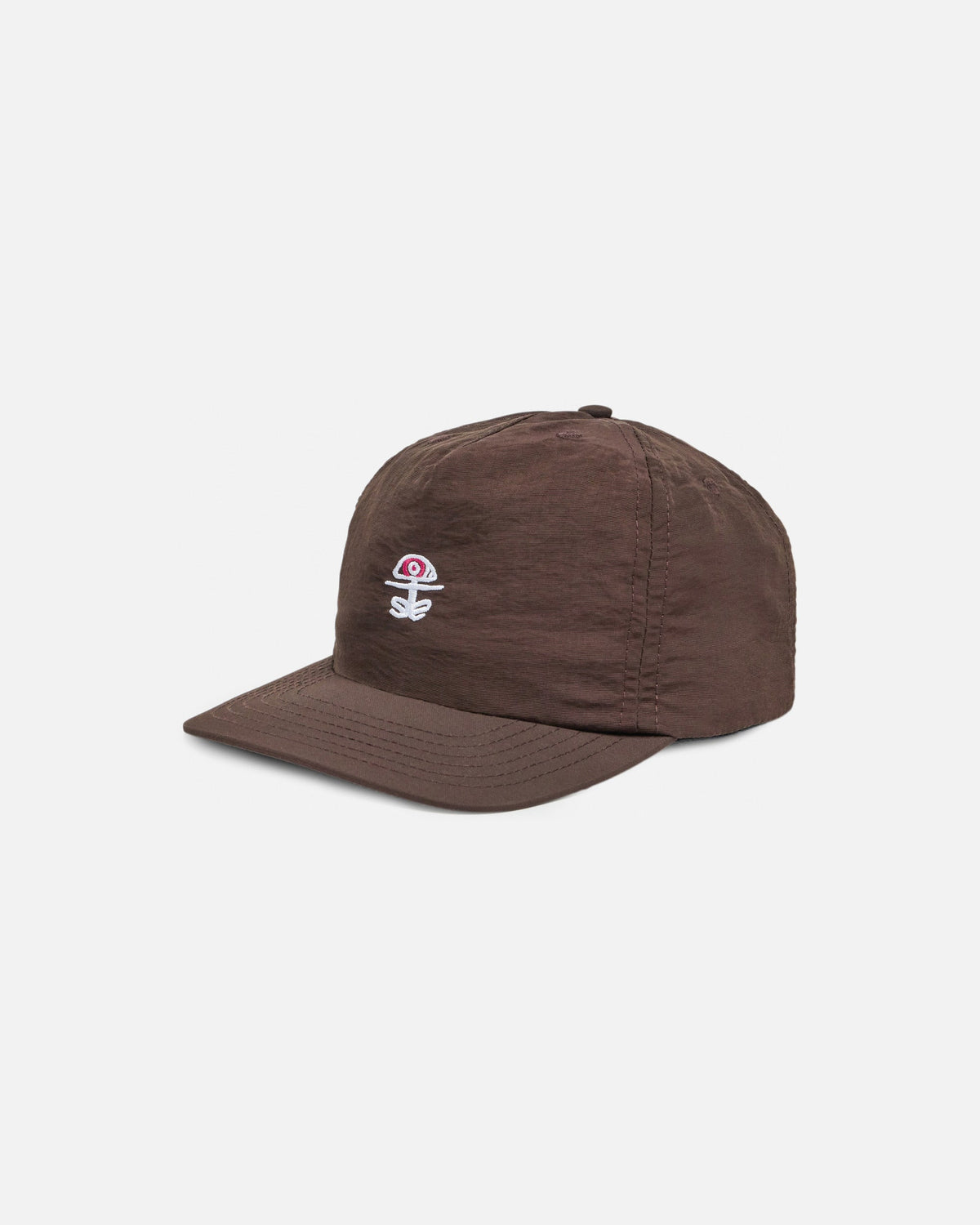 District Vision 5 Panel Nylon Hat in Chakra Brown