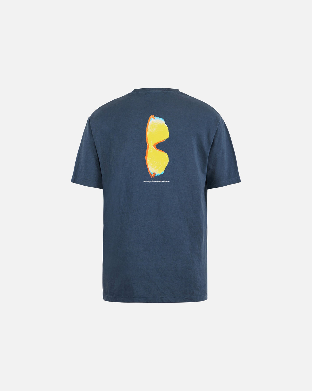 District Vision California Cotton Tee in Junya Dad Warm Blue, view 2