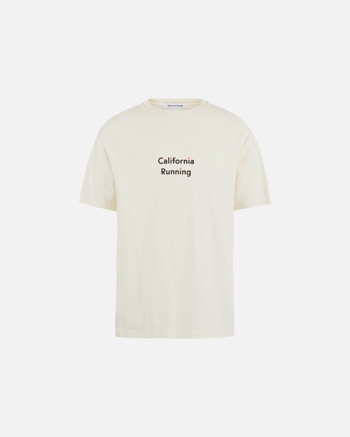 District Vision California Cotton Tee in Wave Runner Vintage White
