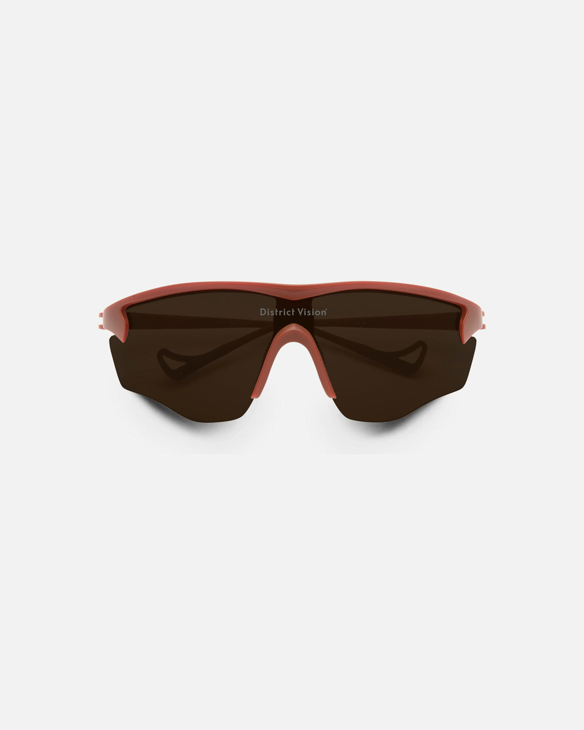 District Vision Junya Racer sunglasses in Terracotta with copper lens